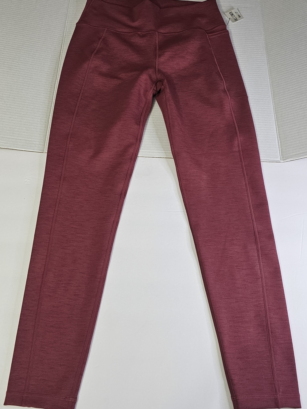 Sweaty Betty Womens The Super Sculpt Yoga Leggings Red Marl Size Large NWT NEW